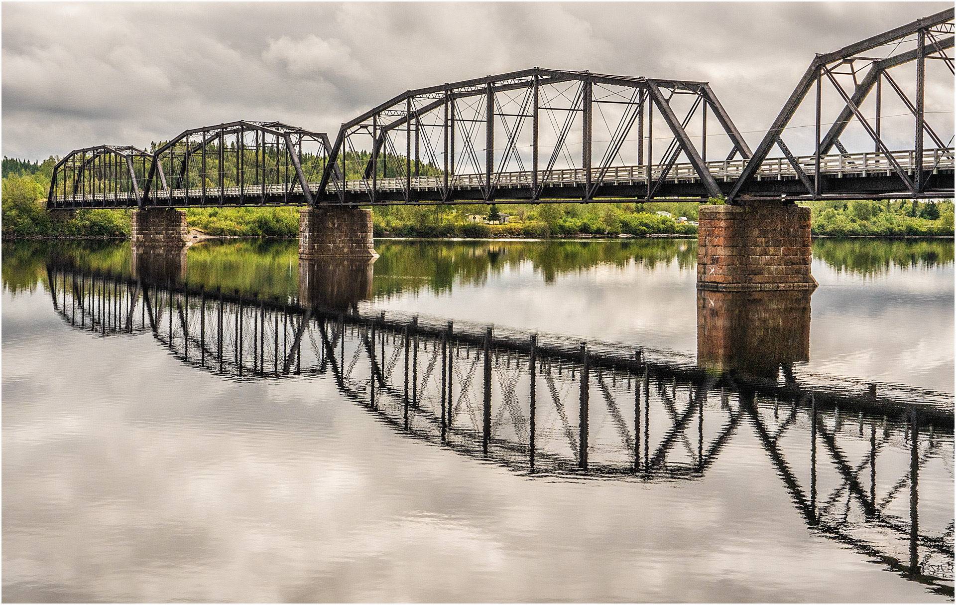 Old Railway Trestle, Bishop's Falls, NL © Larry Citra | Bridge Lake Photo  Group, image size:1920x1214