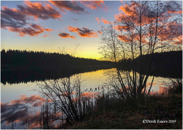 Sunset at Greeny Lake - Derek Faiers