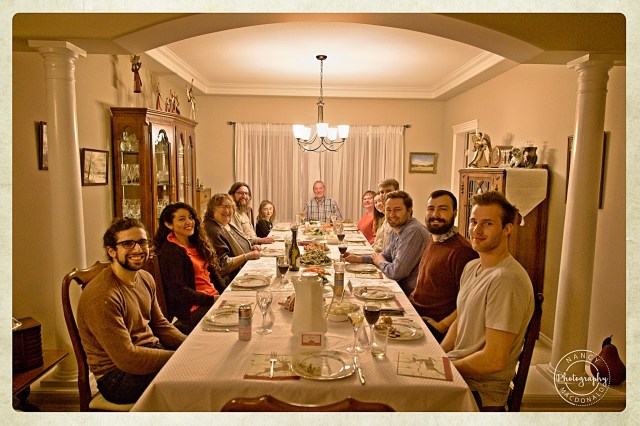 scavenger hunt # 23 Winter Holiday Celebrations. Turkey dinner and laughter with family and friends - Nancy C. _