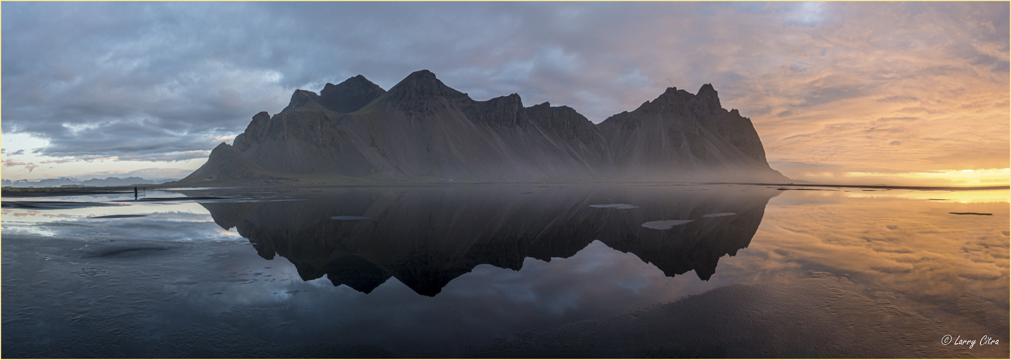Vesterhorn Iceland Pano © Larry Citra